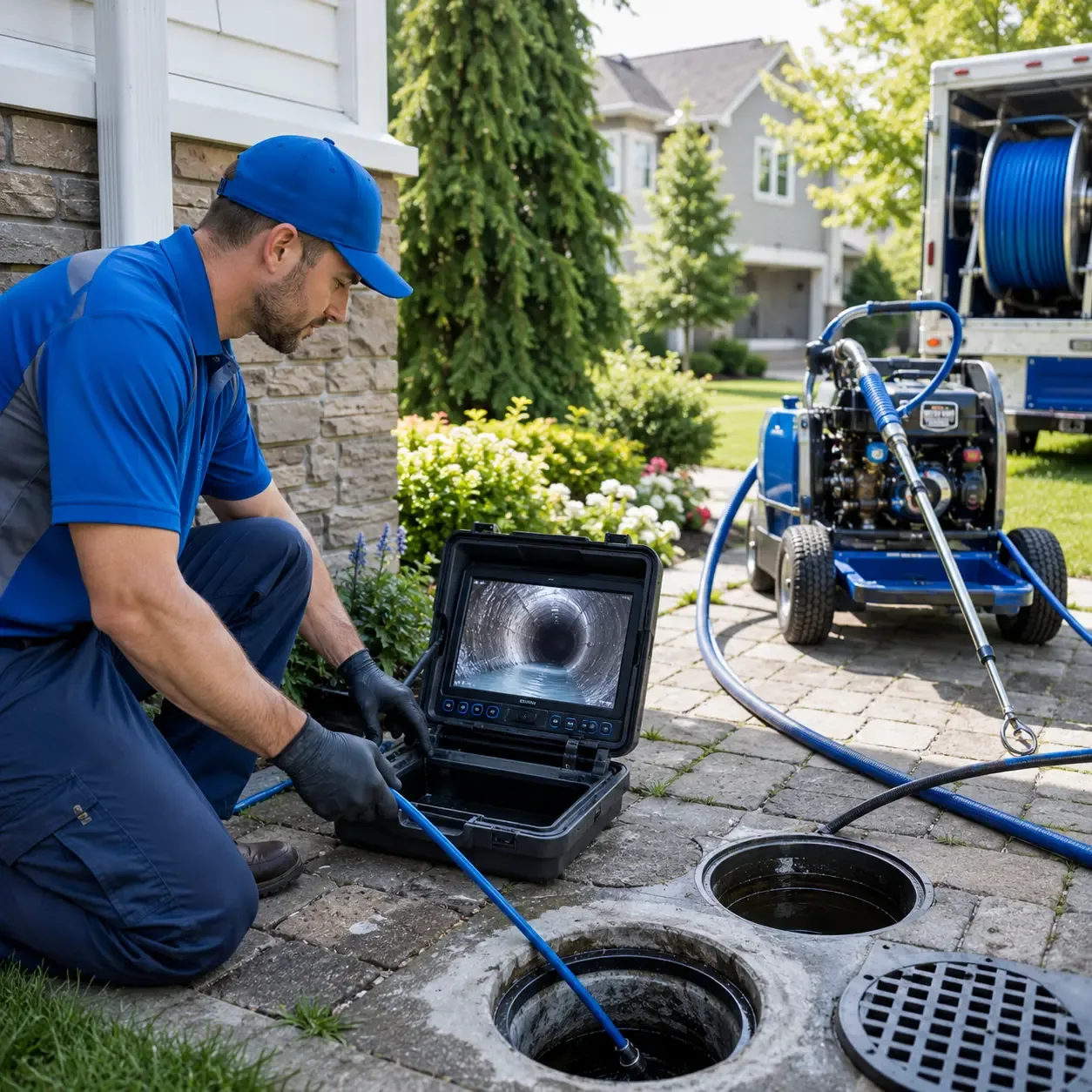 Outdoor drain cleaning professionals serving Clarksville, OH