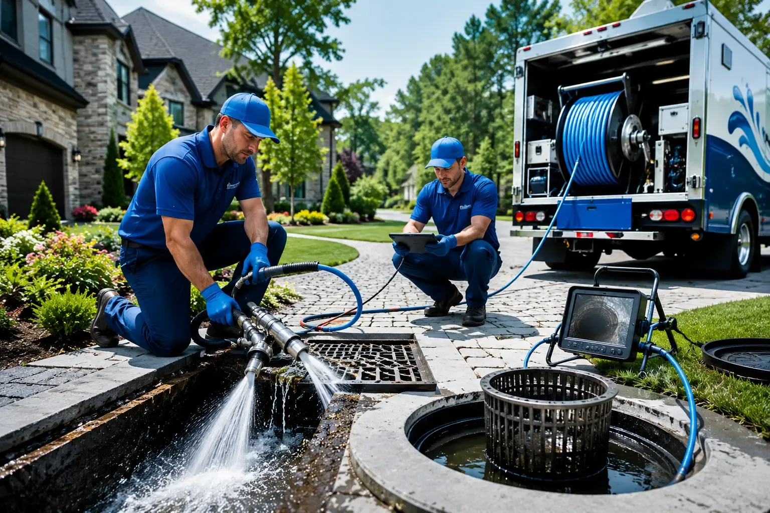 Local outdoor drain cleaning professionals in Clarksville, OH